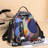 Ladies  Multi-function Backpack {Bear Pendent} - Glefidiya