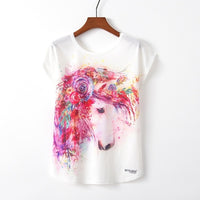 Summer Autumn Women T-Shirts - Glefidiya