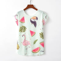 Summer Autumn Women T-Shirts - Glefidiya