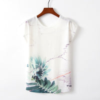 Summer Autumn Women T-Shirts - Glefidiya