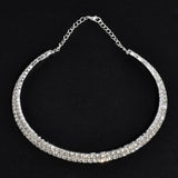 Rhinestone Choker Women Necklaces - Glefidiya