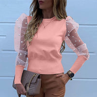 Ladies Lantern Sleeve Blouse - Glefidiya