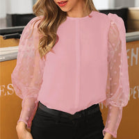 Ladies Lantern Sleeve Blouse - Glefidiya