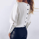 Casual Women Long Sleeve Blouse - Glefidiya