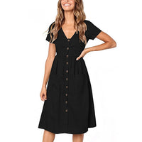 Women Casual Dresses - Glefidiya