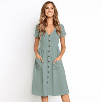 Women Casual Dresses - Glefidiya