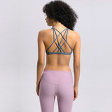 Ladies Sexy Cross Sports Bra - Glefidiya