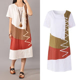 Women Bohemian Summer Sundress - Glefidiya