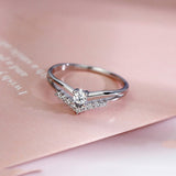 Crystal Engagement Rings - Glefidiya