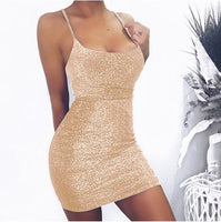 Women Sexy Mini Dress - Glefidiya