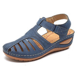 Ladies Leather Vintage Sandals - Glefidiya