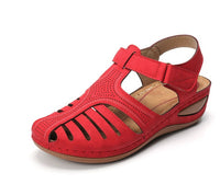 Ladies Leather Vintage Sandals - Glefidiya