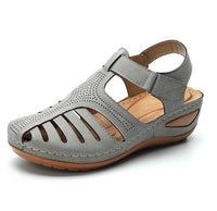 Ladies Leather Vintage Sandals - Glefidiya