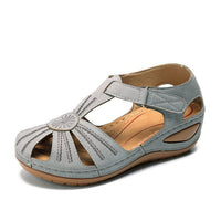 Ladies Leather Vintage Sandals - Glefidiya