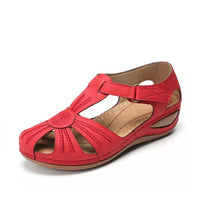 Ladies Leather Vintage Sandals - Glefidiya