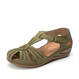 Ladies Leather Vintage Sandals - Glefidiya