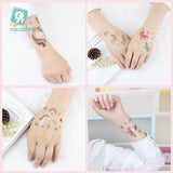 Cartoon Unicorn Temporary Tattoo For Girl - Glefidiya