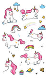 Cartoon Unicorn Temporary Tattoo For Girl - Glefidiya