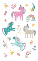 Cartoon Unicorn Temporary Tattoo For Girl - Glefidiya