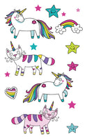 Cartoon Unicorn Temporary Tattoo For Girl - Glefidiya