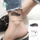 Animal Waterproof Temporary Tattoo - Glefidiya