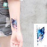 Animal Waterproof Temporary Tattoo - Glefidiya