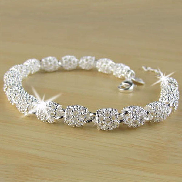 Beautiful Elegant Silver Bracelet - Glefidiya