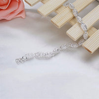 Beautiful Elegant Silver Bracelet - Glefidiya