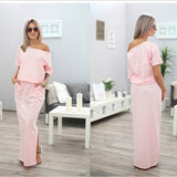 Women Summer Long Dress - Glefidiya